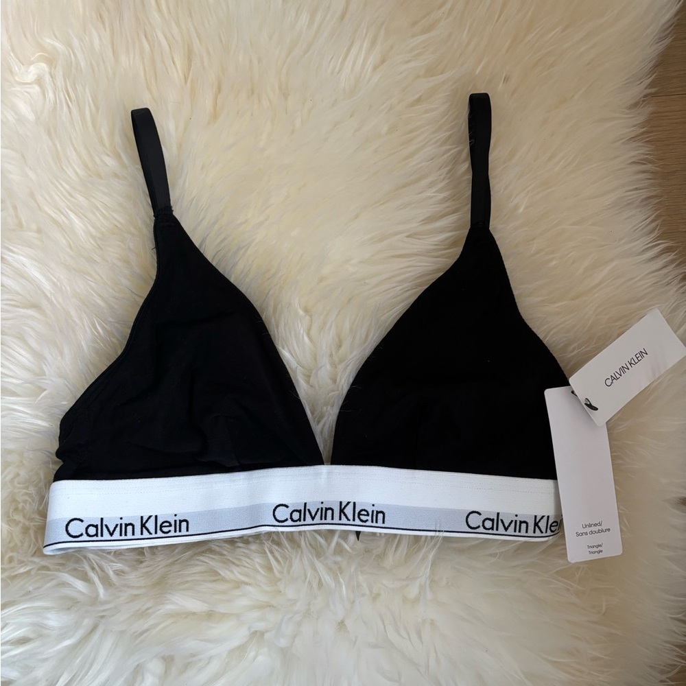 Calvin Klein Black Triangle Bralette